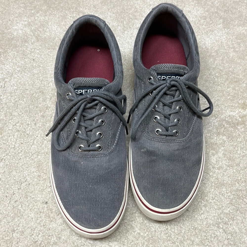 Sperry Mens Halyard CVO Corduroy Lace Up Sneakers - Sz. 12